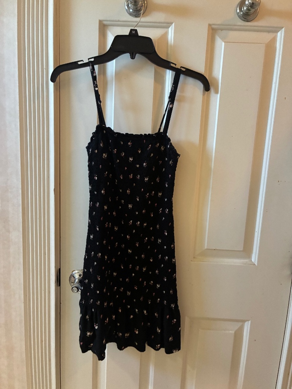 Black Floral Hollister Dress